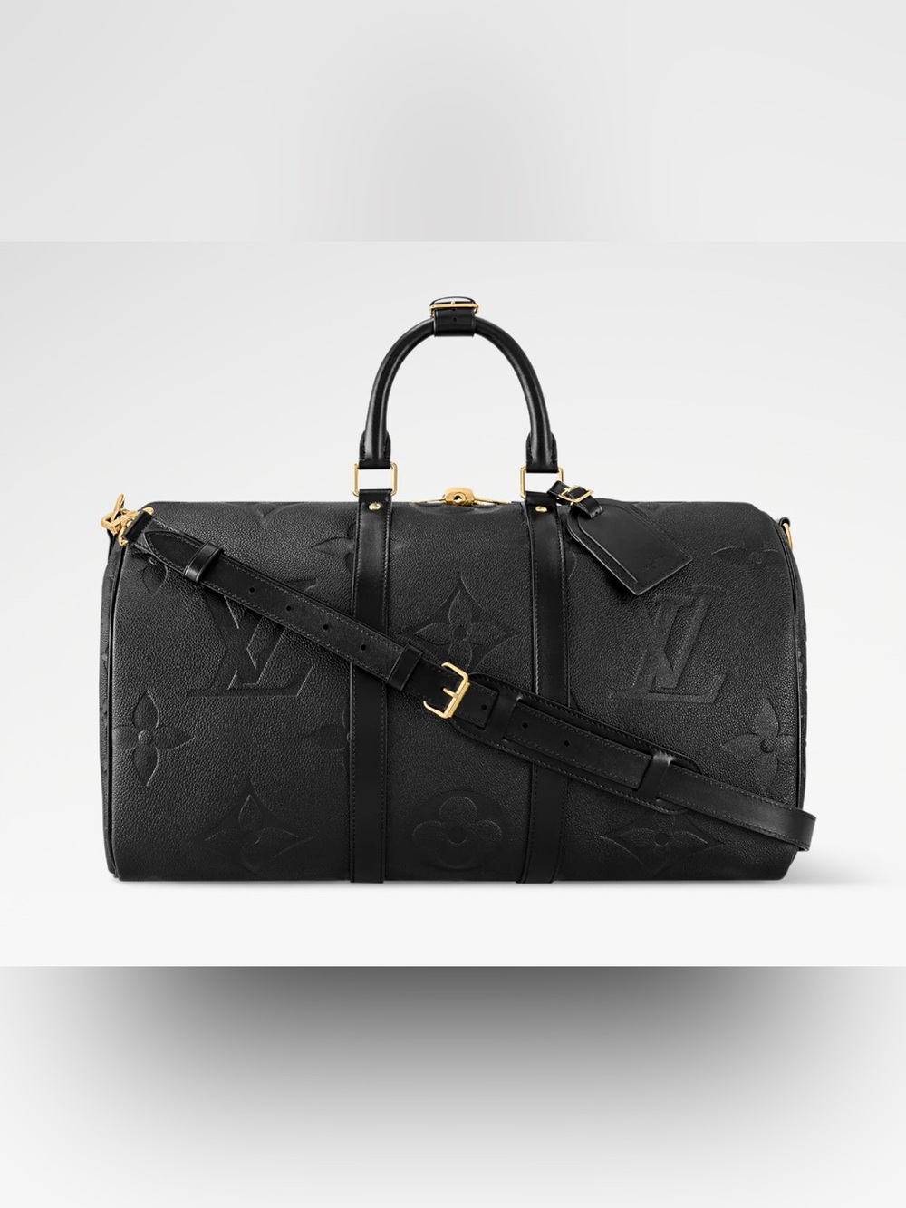 LOUIS VUITTON Keepall Bandouliere 45 M45532 - Monogram Empreinte Giant Black